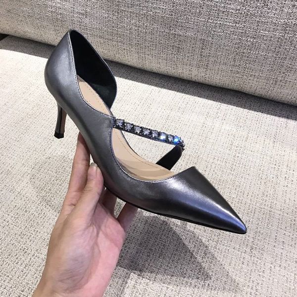 

designer pumps bridal wedding shoes latest women shoes luxury shoes silver with designer red bottom high heels dress ing, Black
