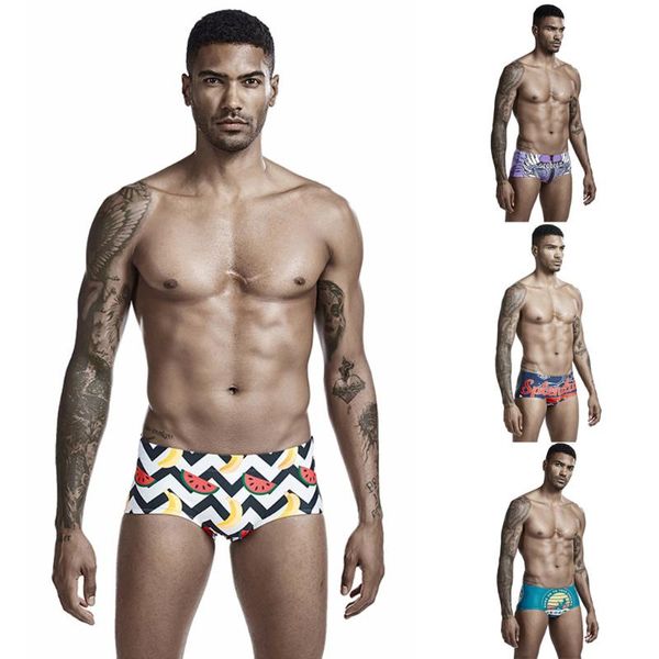 

2020 new swimwear men swimming trunks sunga swimsuit mens swim briefs beach shorts mayo de praia homens maillot de bain