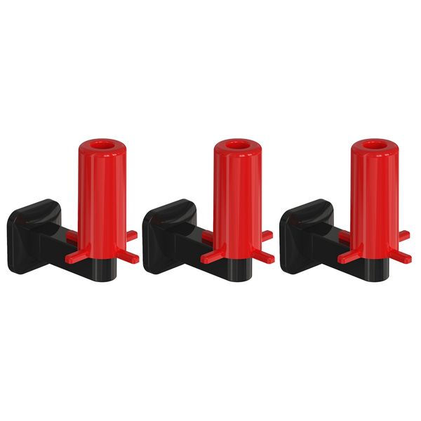 

3x self adhesive kitchen paper roll holder organizer vertical no drilling