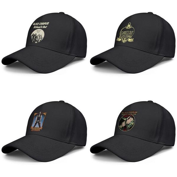 

alice cooper rock pose welcome to my nightmare black for men and women baseball cap cool fitted custom cool fashion cute unique hats, Blue;gray