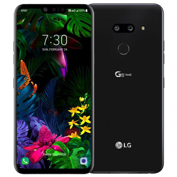 

refurbished original lg g8 thinq lmg820um 6.1 inch octa core 6gb ram 128gb rom 16mp&12mp android 4g lte unlocked smart mobile phone 1pcs