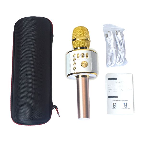 

беспроводной bluetooth караоке микрофон, перезаряжаемые дети микрофон караоке машина, профессиональный портативный караоке микрофон динамик