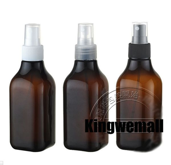 

300pcs/lot 200ml amber portable aftershave/ makeup/ perfume empty bottle spray brown atomizer