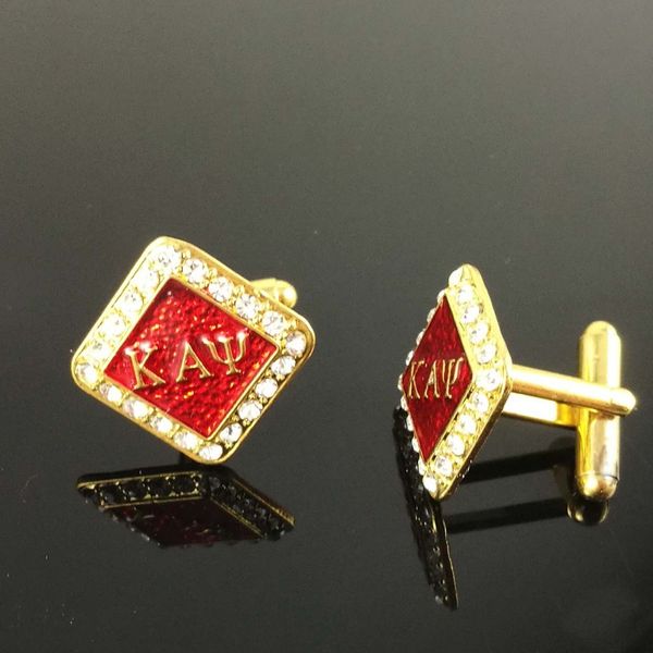 

eyou drop shipping kappaa alpha psi fraternity kap cufflinks, Silver;golden