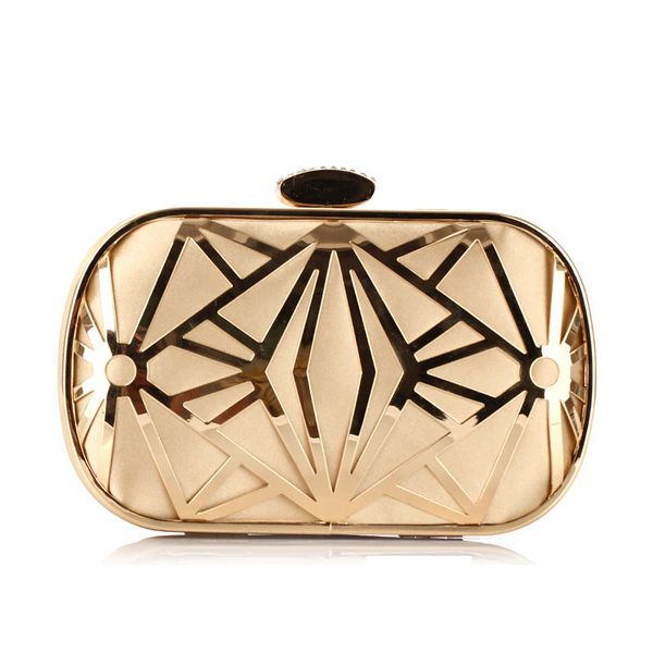 small gold evening bag