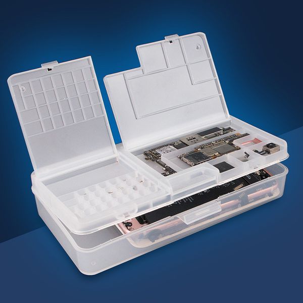 

ss-001a phone repair storage box phone motherboard ic chip parts organizer multi-function repair component storage box