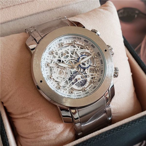 

2019 fashion men's watch brand watch casual luxury quartz watch designer famous men's watches ing, Slivery;brown