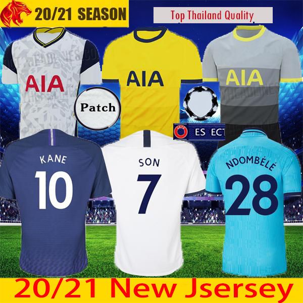 

latest 20 21 tottenham jersey kane bergwijn soccer jersey spurs 2019 2020 lucas jerseys dele son 19 20 football shirt ndombele uniforms men, Black;yellow