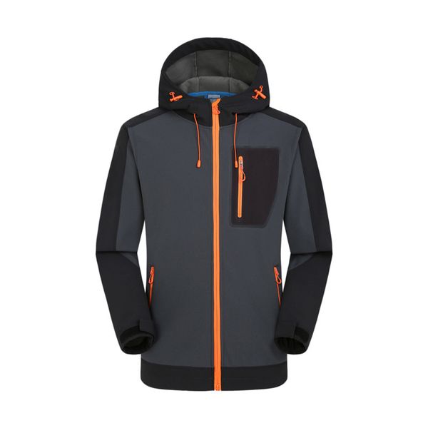 

softshell jacket men windproof waterproof jacket men's soft shell windbreaker rain coat trekking hiking jackets sa-8, Black;brown
