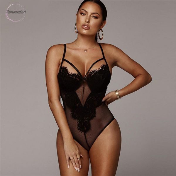 

deep v lace bodysuit women catsuit backless sleeveless solid summer jumpsuit leotard bodies one piece new, Black;white