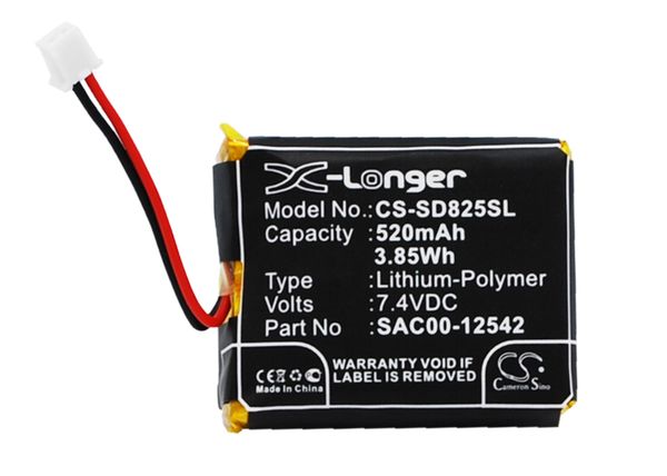 

cameron sino 520mah battery sac00-12542 for sportdog d-1875, sac00-13794, sd-1825, sd-3225, st-101sa , st-101sh
