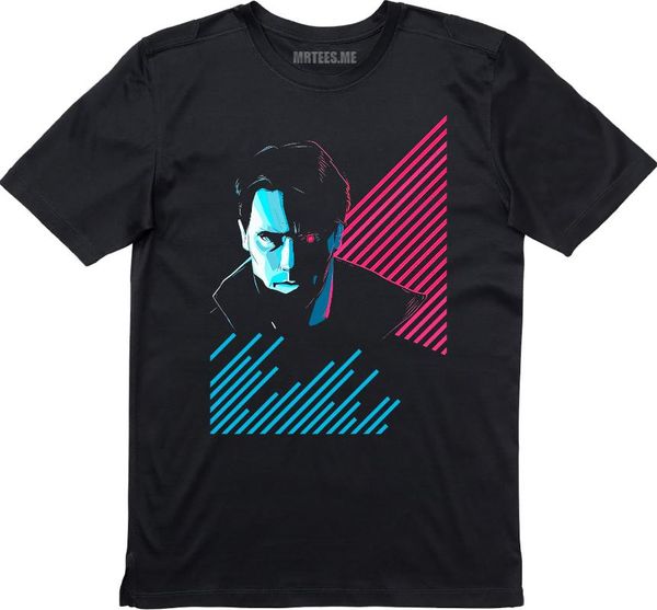 

terminator футболка темная судьба фильма ретро сара конор арнольд shwarznegger printed t shirt 2020 fashion brand top tee, White;black