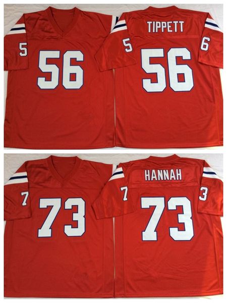 

трикотажные изделия футбола андре типпетт джон ханна red ncaa высокого качества джерси мужчины ретро прошитой дышащий quick dry, Black