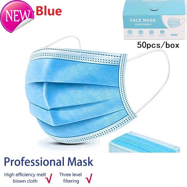 

3-7 days to us disposable face masks with elastic ear loop 3 ply breathable for blocking dust air anti-pollution mask
