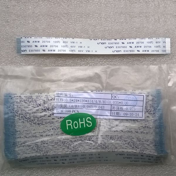 

e307850 awm 20706 105c 60v vw-1 ribbon ffc cable