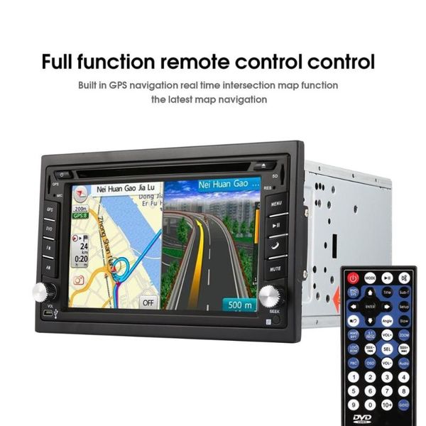 

dropship 6.2 inch car radio stereo gps navigation android 2 bluetooth usb sd touch car multimedia audio player multi-window view