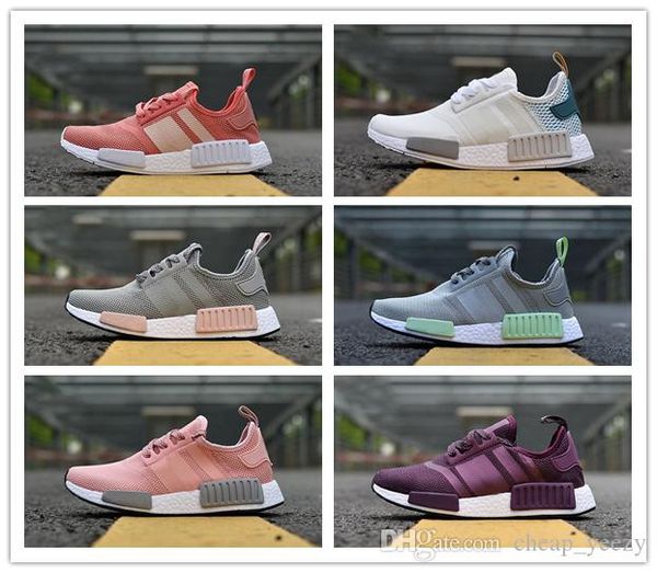 

2019 nmd r1 primeknit pk perfect nmd runner running shoes for women nmds primeknit sneakers brand trainers sports shoe ale