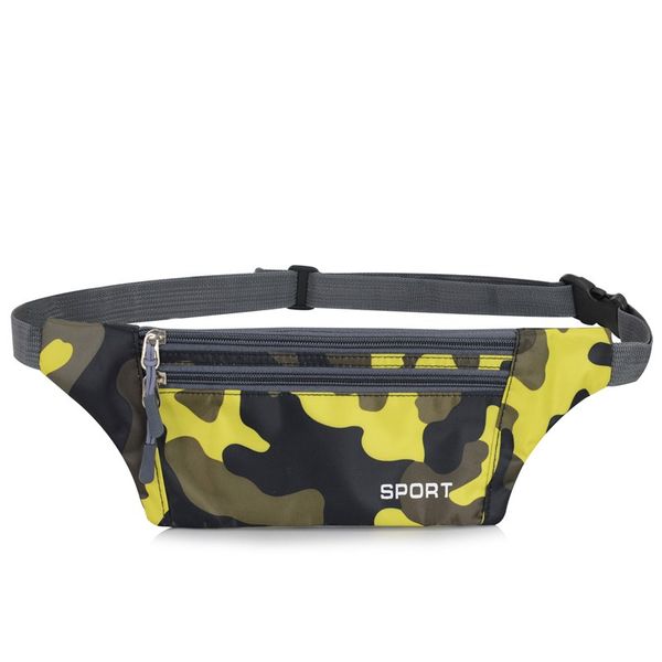 

running waist bag multi functional ultra-thin water resistant adjustable storage pouch outdoor running accessories