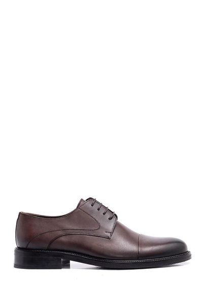 

derimod genuine leather brown men 's shoes, Black