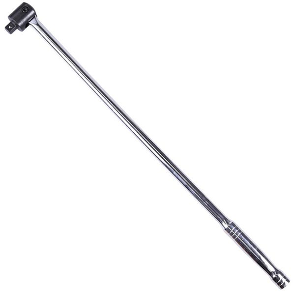 

wsfs 1piece 24 inch long 1/2 inch breaker bar socket driver 180 degree flex head with spring-loaded ball bearing socket wren