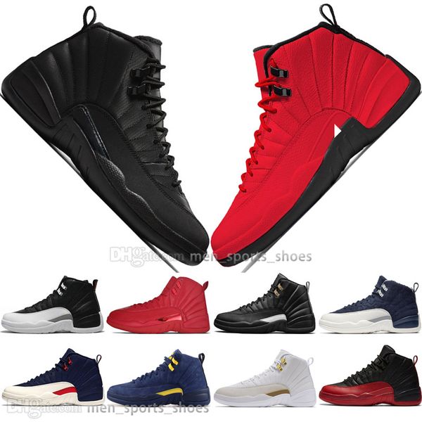 

12s winterized wntr gym red michigan mens basketball shoes the master flu game taxi graduation pack 12 men sports sneakers designer trainers