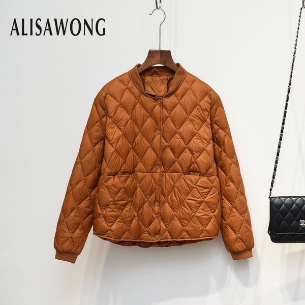 

ultra light duck down jackets women korean 2019 autumn white plus size black coat female slim short warm down outerwear