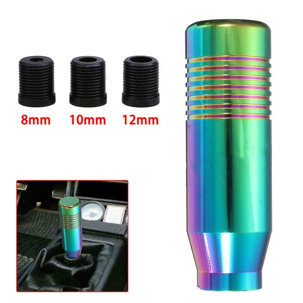 

universal aluminum manual car auto gear stick shift knob gearstick shifter lever