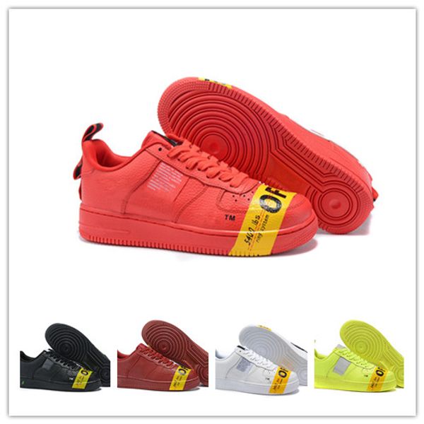 

2019 Мужчины Женщины Низко обрезанные ботинки один красный зеленый красный Белый Черный Скейтбординг Обувь Классические кроссовки Zapatillas Hombre Кроссовки дизайнер