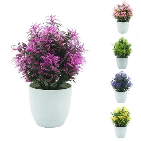 

1 шт. искусственный хедж бамбук растение горшок бонсай этап сад свадьба декор искусственные растения новый