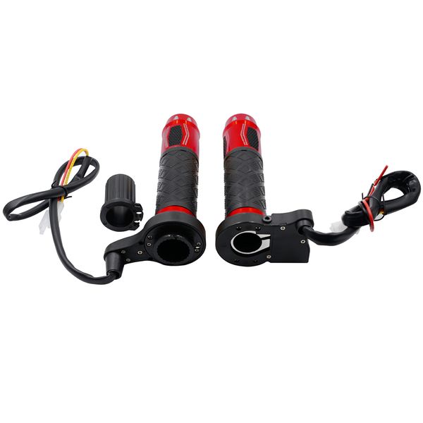 

12v motorcycle handlebar electric heated grips handle handlebar winter warmer motorcycle electric handle
