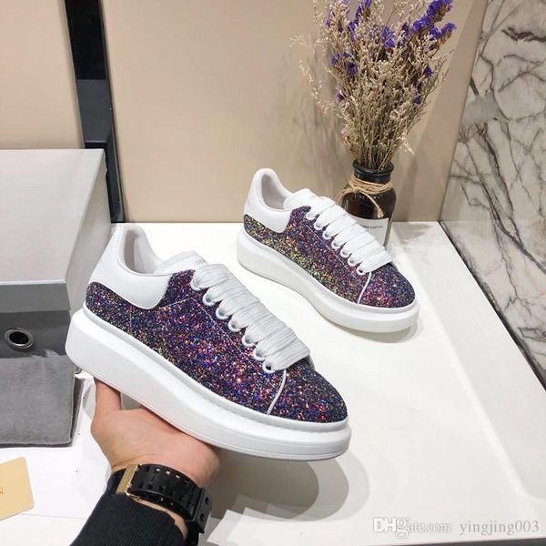 

new designer mens shoes with women luxury designer sneaker man casual ace shoes green red xrx19040902, Black