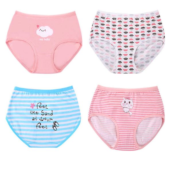 

teenage girl underwear cute cat children shorts panties girls briefs cotton primary school students striped underpants 4t 8 14y, Camo