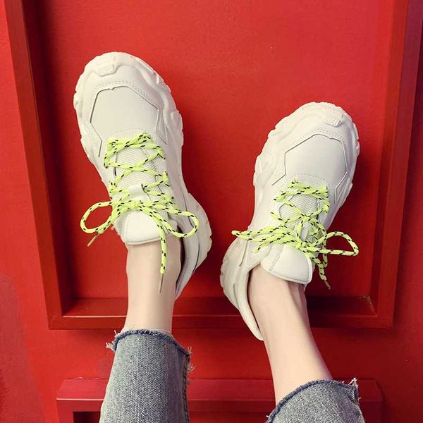 

women shoes 2020 new chunky sneakers for women running shoes fashion platform sneakers basket femme krasovki e16-79
