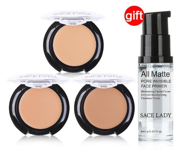 Comprar 3 get 1 presente SACE SENHORA cobertura completa Concealer Face Cream Waterproof Corrector