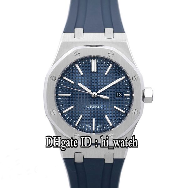 

new dcf 41mm 15400 cal a3120 automatic mens watch steel case blue texture dial version dive blue rubber watches hi_watch dcrbc3, Slivery;brown