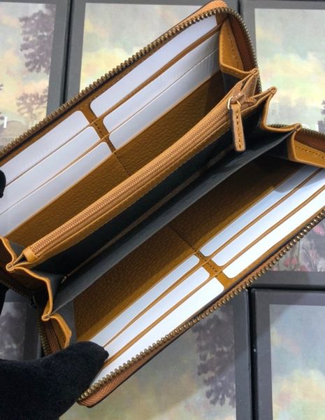 

2020 cartoon character mouse wallet in celebration 60s light brown leather cruise 602534 collection purse clutch bags jackspace, Red;black