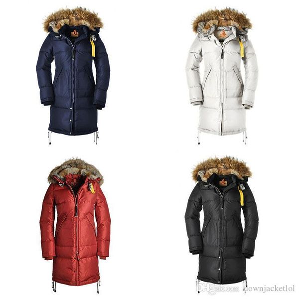 

winter women jackets down jacket coats raccoon fur collar hooded outdoor keep warm winter jacket doudoune outerwear