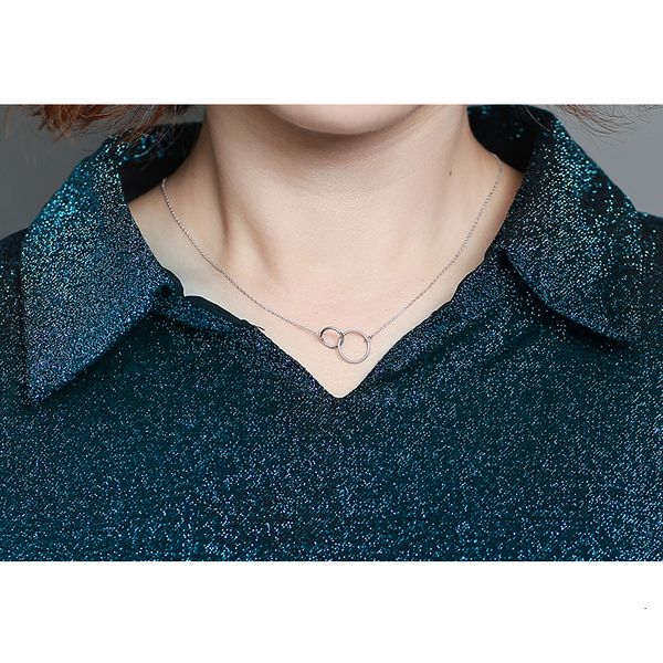 

женщина tops блуза женщина mujer blusas de moda style блестящая люрексом и блузок плюс размер с длинным рукавом блузка пришивания streetwear, White