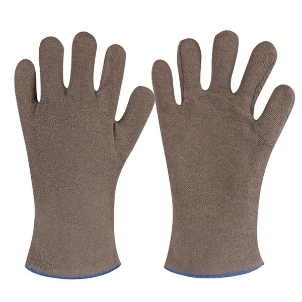 

outdoor sport gloves high temperature 250 insulation gloves anti-scalding industrial fireproof wear-resistant oven, Black