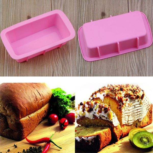 

baking dishes silicone cake mould pan oven rectangle mould silicone bread loaf cake mold forms non stick an2153