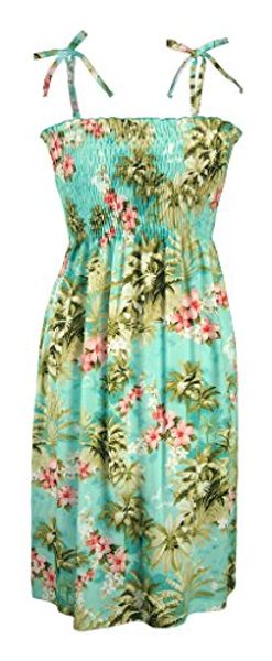 

rjc women's majestic morning hawaiian smocked sundress, Black;gray