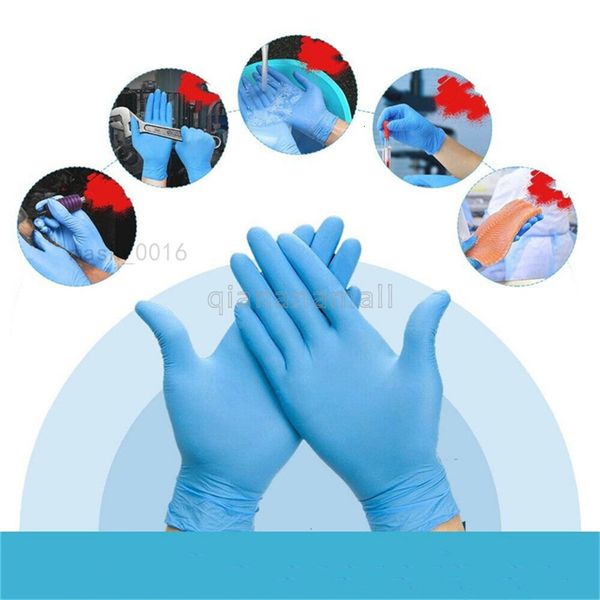

disposable pcs white non-slip laboratory rubber latex protective gloves household cleaning 100pcs products in stock tttg qa