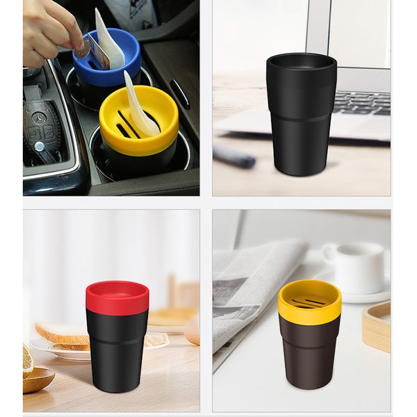 

car storage box 4-in-1 sundries box car multi-purpose portable trash can tissue sundries