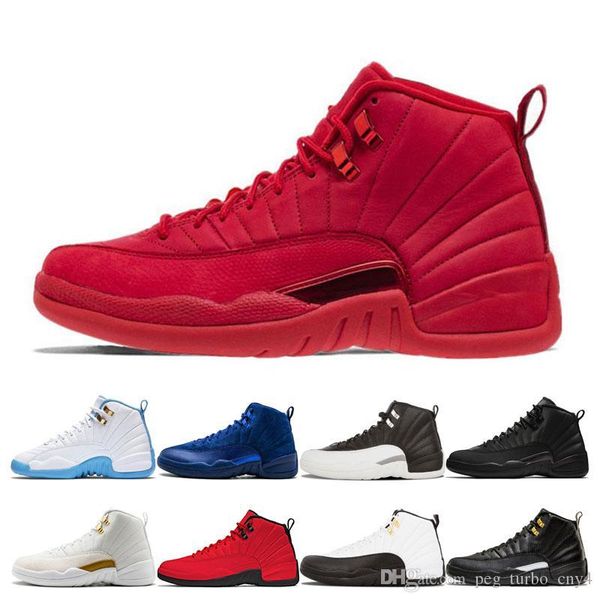 

12 12s ovo white gym red wntr the master basketball shoes men taxi flu game french blue cny sneakers 7-13