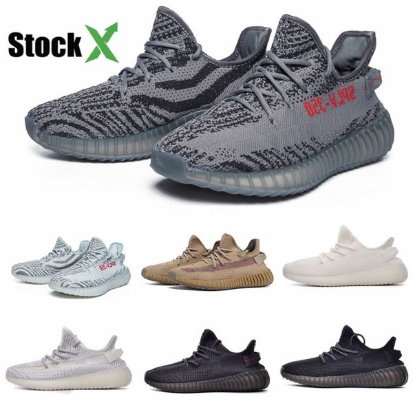 

new kanye west lundmark antlia synth running shoes glow true form hyperspace clay static black white reflective belgua zebra sneakers #qa621