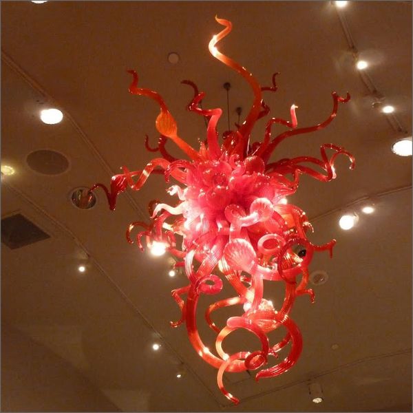 China Supplier Colored Hand Blown Glass Pendant Light Classical Silver Plating Ceiling Lamp For Bedroom Led Stars Lights For Child Room Multi Pendant