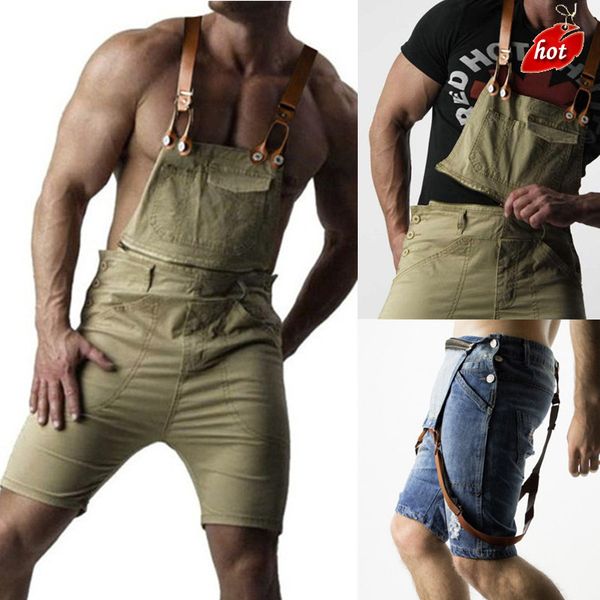 

2020 mens casual retro denim bib overall long suspender pants spring autumn jeans jumpsuit for men overalls plus size o8r2, Blue