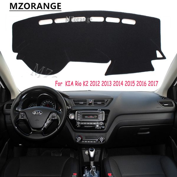 

car dashboard mat cover for kia rio k2 2012 2013 2014 2015 2016 2017 lhd mats pad auto mats shade cushion carpet protector