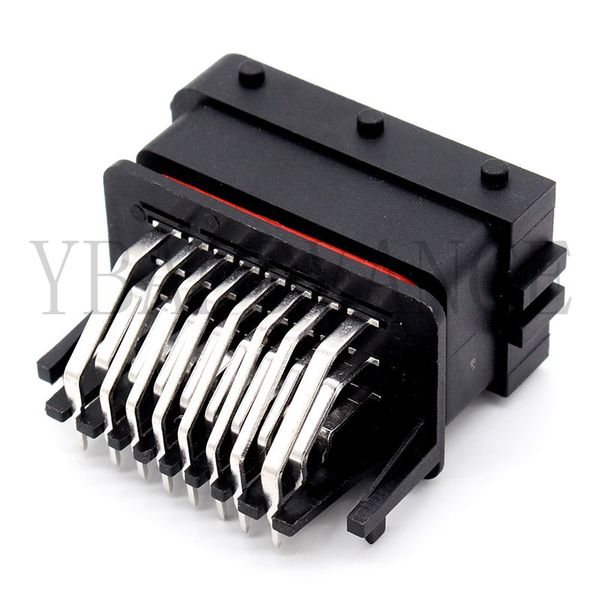 

car ecu 3 row 24 pin auto electrical plastic connector hccphpe24bka90f