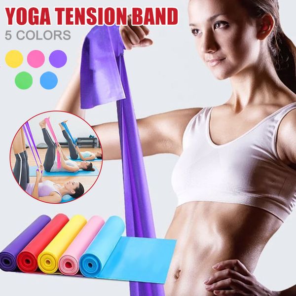 

resistance bands band non slip elastic pulling exercise for home fitness yoga training